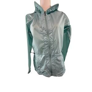 COLUMBIA Jacket size Small Women with HOOD windbreaker made in India
